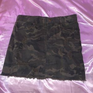 camouflage skirt